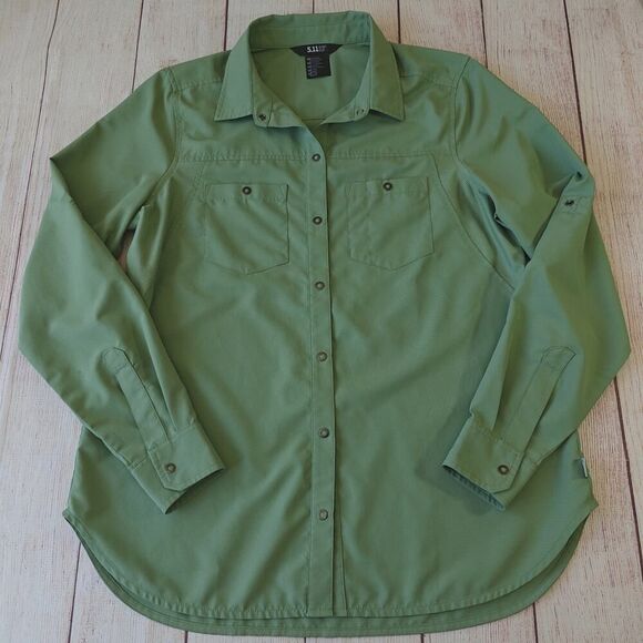 5.11 Tactical Marksman Long Sleeve Shirt Style # 62061 sz M - Picture 8 of 13